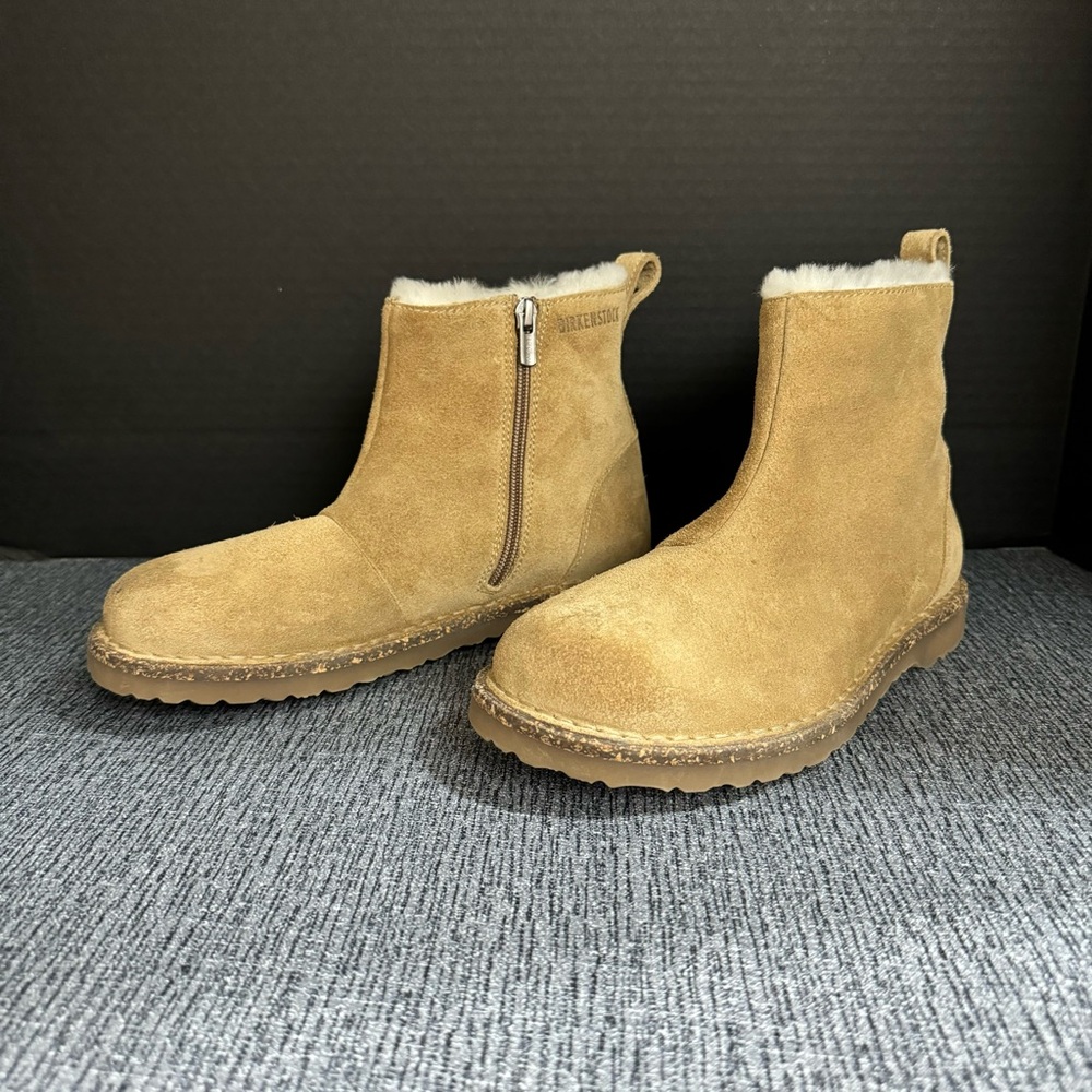 Birkenstock Melrose Genuine Shearling Booties - Picture 5 of 16